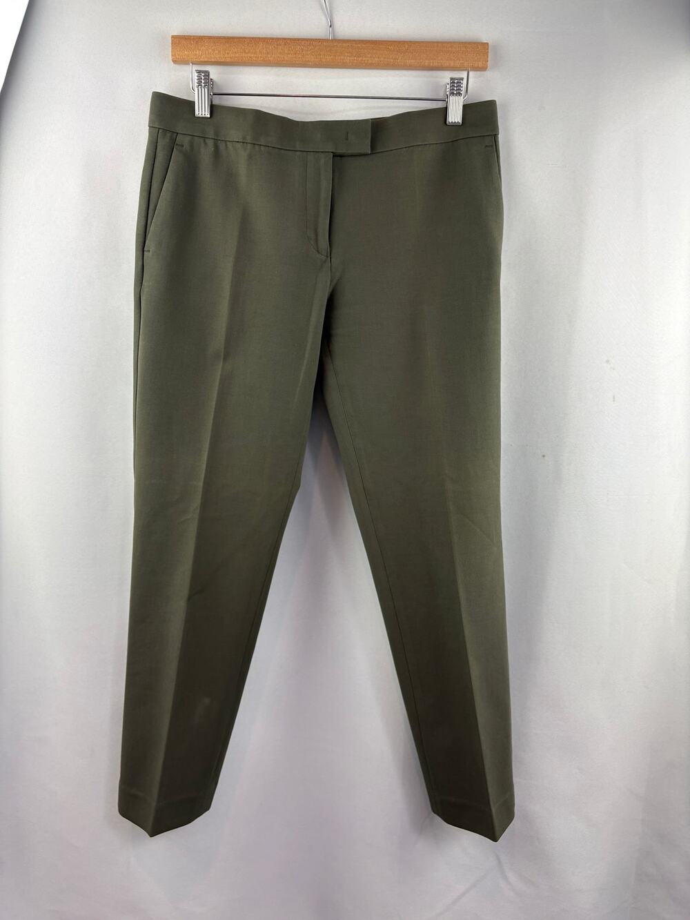Women’s Ann Taylor Size 4 Dark Green Pleated Slacks